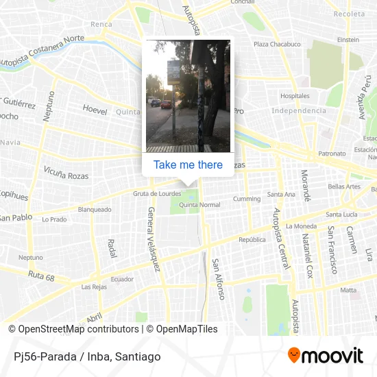 Pj56-Parada / Inba map