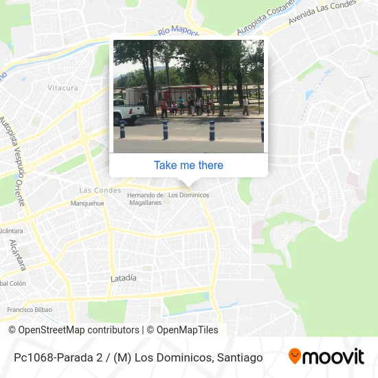 Pc1068-Parada 2 / (M) Los Dominicos map