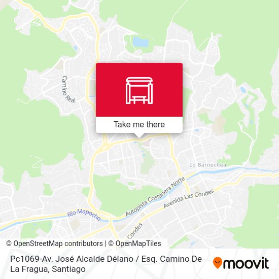 Pc1069-Av. José Alcalde Délano / Esq. Camino De La Fragua map