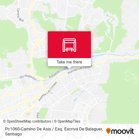 Pc1060-Camino De Asis / Esq. Escrivá De Balaguer map
