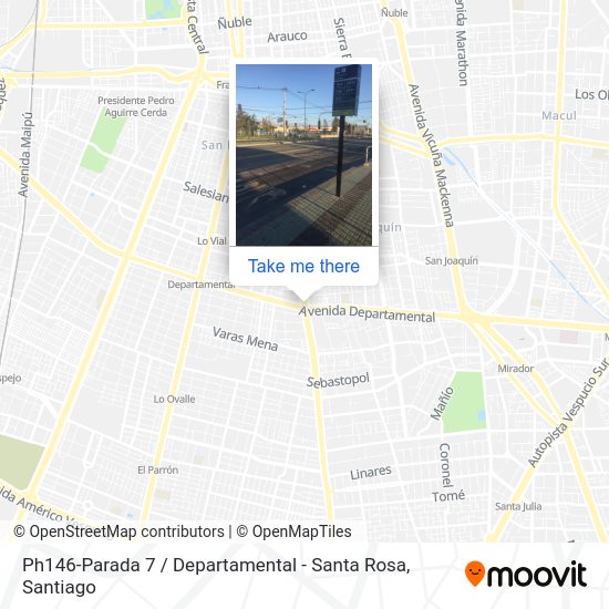Ph146-Parada 7 / Departamental - Santa Rosa map