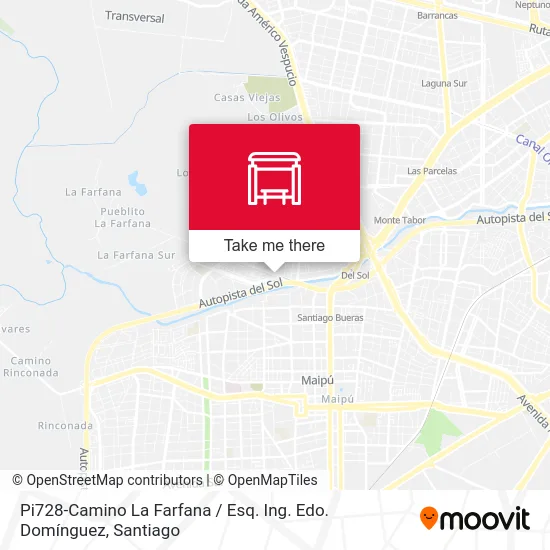 Pi728-Camino La Farfana / Esq. Ing. Edo. Domínguez map