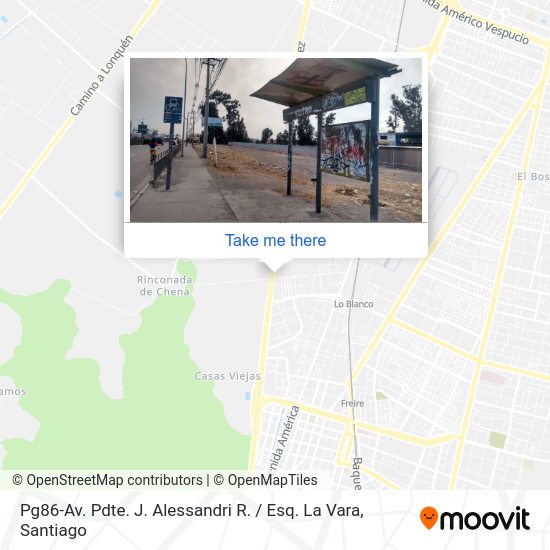 Pg86-Av. Pdte. J. Alessandri R. / Esq. La Vara map