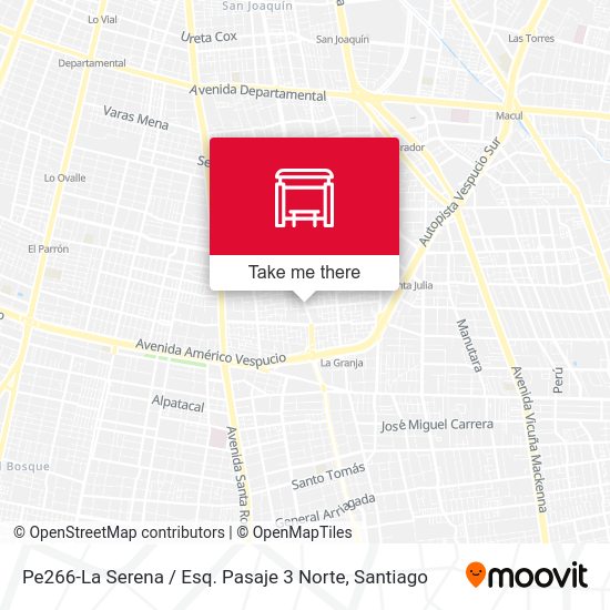 Pe266-La Serena / Esq. Pasaje 3 Norte map