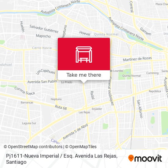 Pj1611-Nueva Imperial / Esq. Avenida Las Rejas map