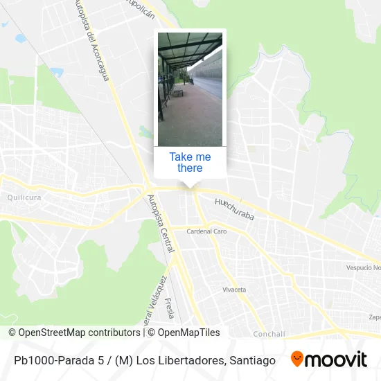 Pb1000-Parada 5 / (M) Los Libertadores map