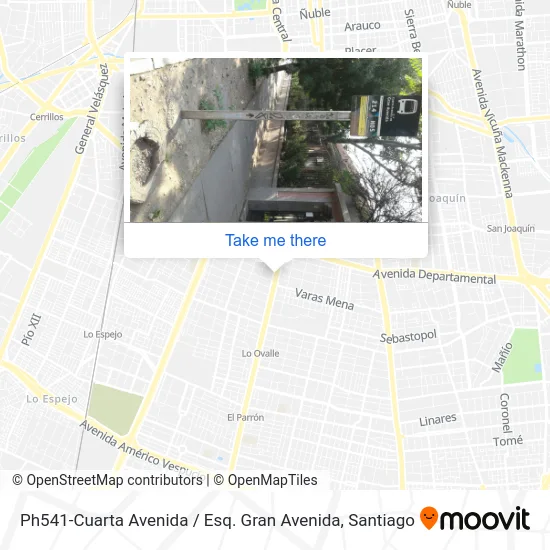 Ph541-Cuarta Avenida / Esq. Gran Avenida map
