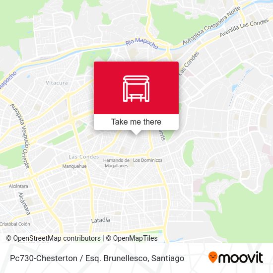 Mapa de Pc730-Chesterton / Esq. Brunellesco