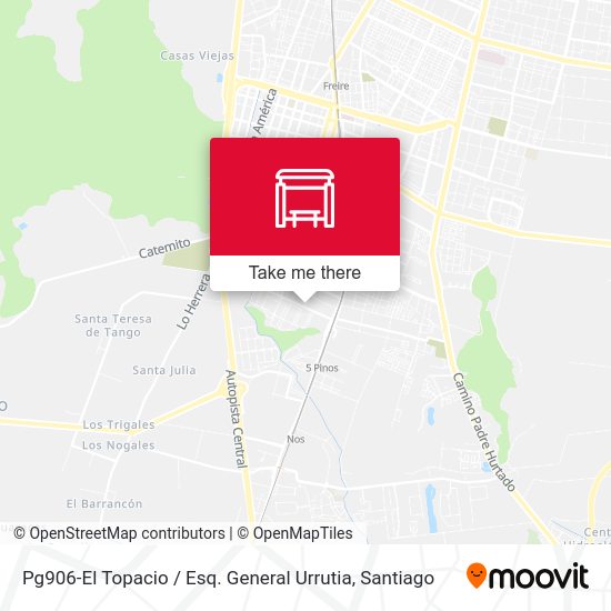 Pg906-El Topacio / Esq. General Urrutia map