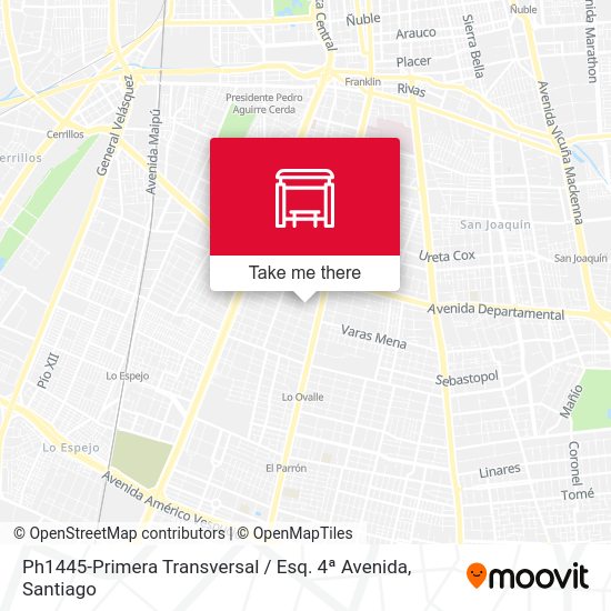 Ph1445-Primera Transversal / Esq. 4ª Avenida map