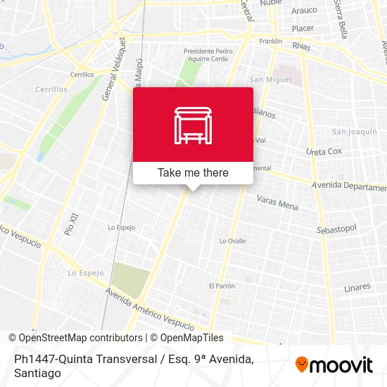 Mapa de Ph1447-Quinta Transversal / Esq. 9ª Avenida