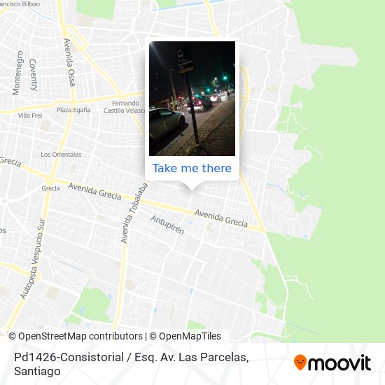 Pd1426-Consistorial / Esq. Av. Las Parcelas map