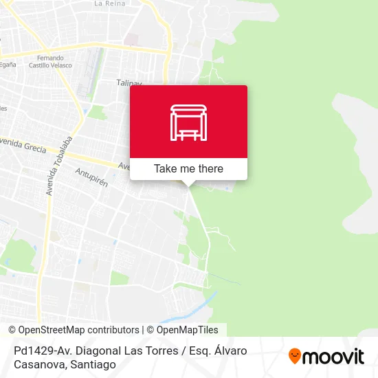 Pd1429-Av. Diagonal Las Torres / Esq. Álvaro Casanova map