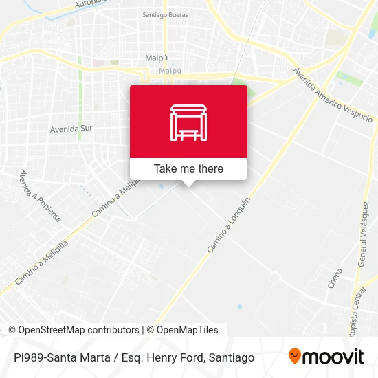 Pi989-Santa Marta / Esq. Henry Ford map