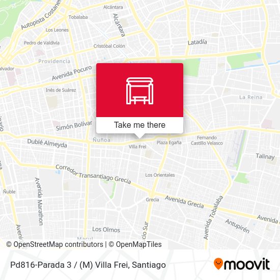 Pd816-Parada 3 / (M) Villa Frei map