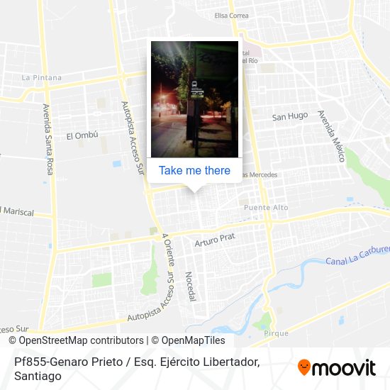 Mapa de Pf855-Genaro Prieto / Esq. Ejército Libertador