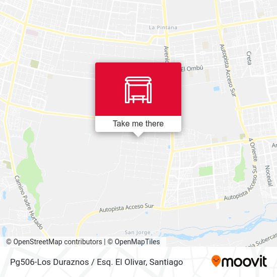 Mapa de Pg506-Los Duraznos / Esq. El Olivar