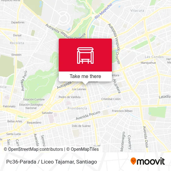 Mapa de Pc36-Parada / Liceo Tajamar