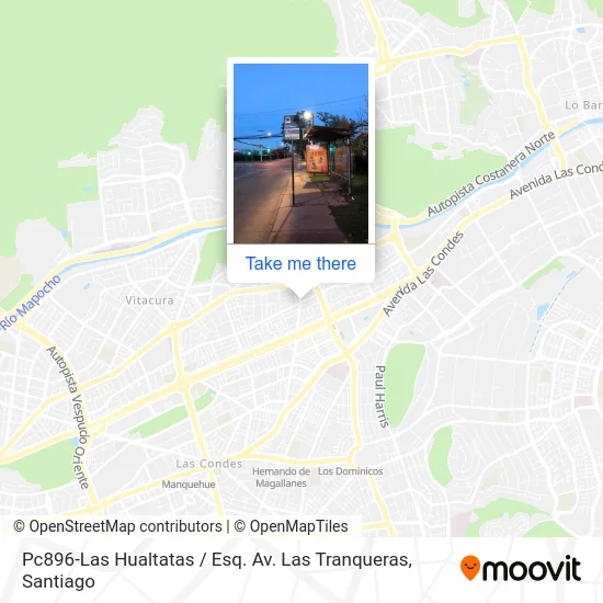 Pc896-Las Hualtatas / Esq. Av. Las Tranqueras map