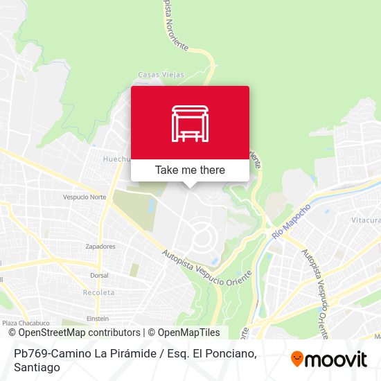 Pb769-Camino La Pirámide / Esq. El Ponciano map