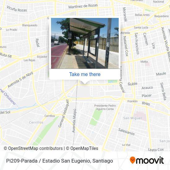 Pi209-Parada / Estadio San Eugenio map