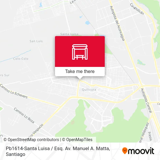 Pb1614-Santa Luisa / Esq. Av. Manuel A. Matta map