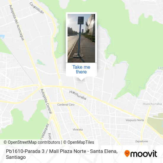 Pb1610-Parada 3 / Mall Plaza Norte - Santa Elena map