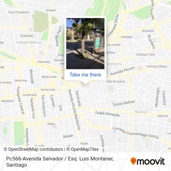 Pc566-Avenida Salvador / Esq. Luis Montaner map