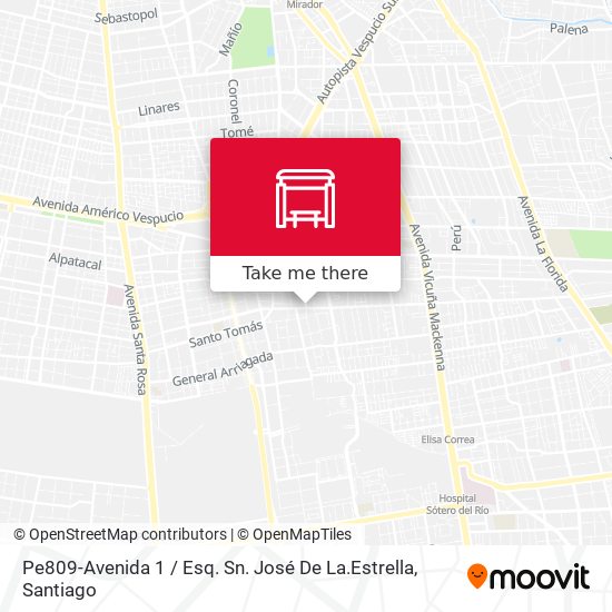 Pe809-Avenida 1 / Esq. Sn. José De La.Estrella map