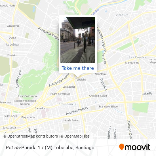 How to get to Pc155-Parada 1 / (M) Tobalaba in Santiago by Micro or Metro?