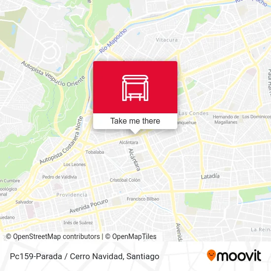 Pc159-Parada / Cerro Navidad map