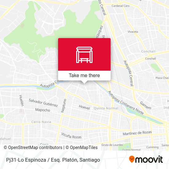 Mapa de Pj31-Lo Espinoza / Esq. Platón