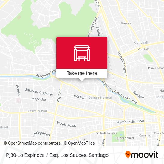 Pj30-Lo Espinoza / Esq. Los Sauces map