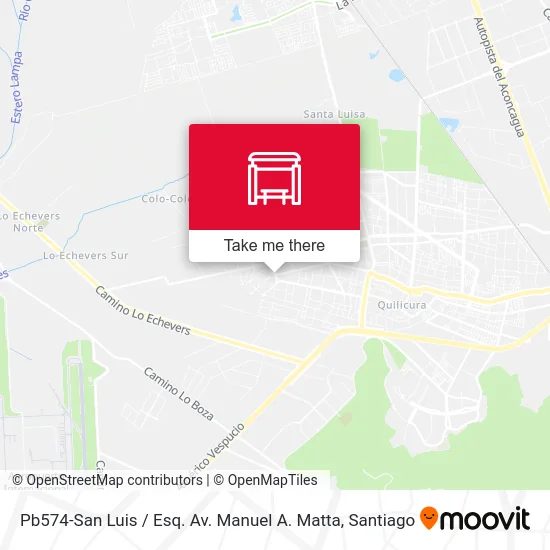 Pb574-San Luis / Esq. Av. Manuel A. Matta map