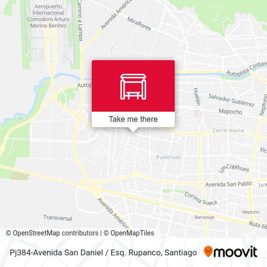 Pj384-Avenida San Daniel / Esq. Rupanco map