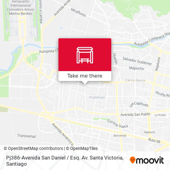 Pj386-Avenida San Daniel / Esq. Av. Santa Victoria map