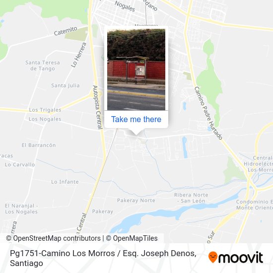 Pg1751-Camino Los Morros / Esq. Joseph Denos map