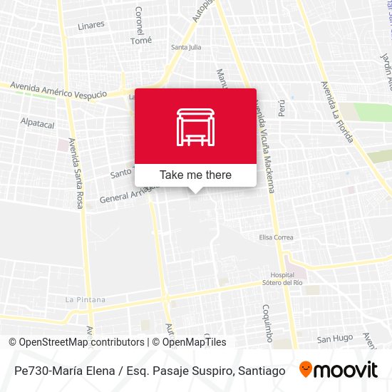 Mapa de Pe730-María Elena / Esq. Pasaje Suspiro