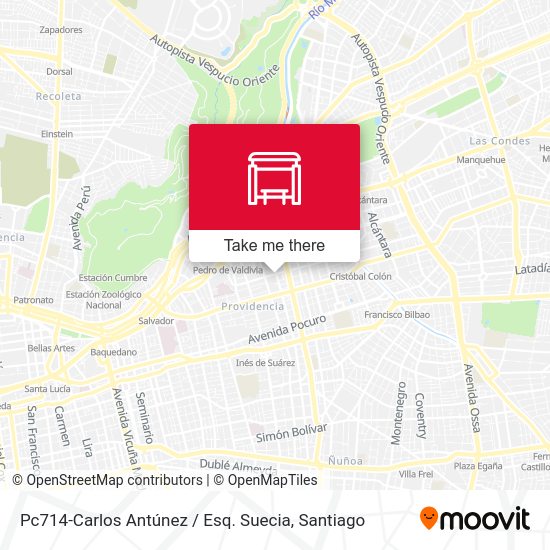 Mapa de Pc714-Carlos Antúnez / Esq. Suecia
