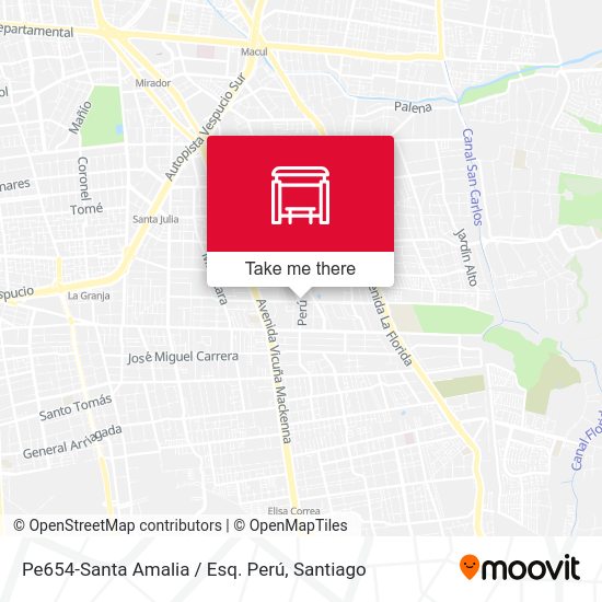 Mapa de Pe654-Santa Amalia / Esq. Perú