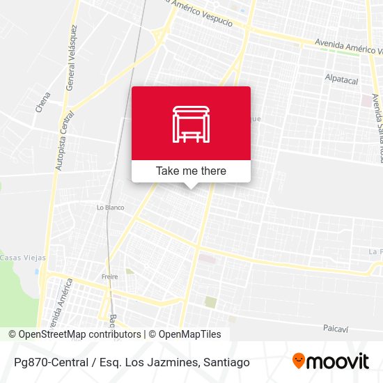 Mapa de Pg870-Central / Esq. Los Jazmines
