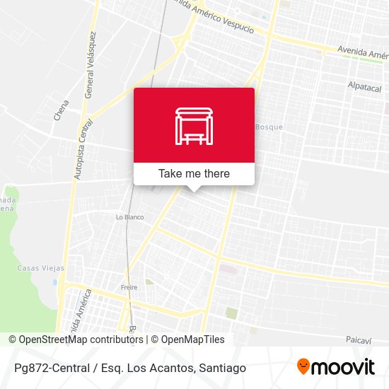 Mapa de Pg872-Central / Esq. Los Acantos