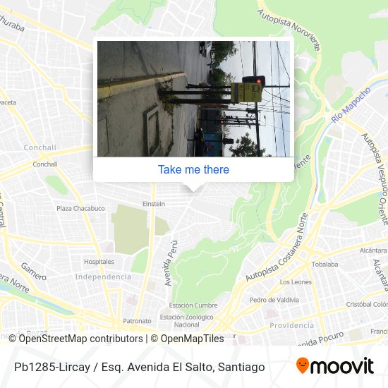 Pb1285-Lircay / Esq. Avenida El Salto map