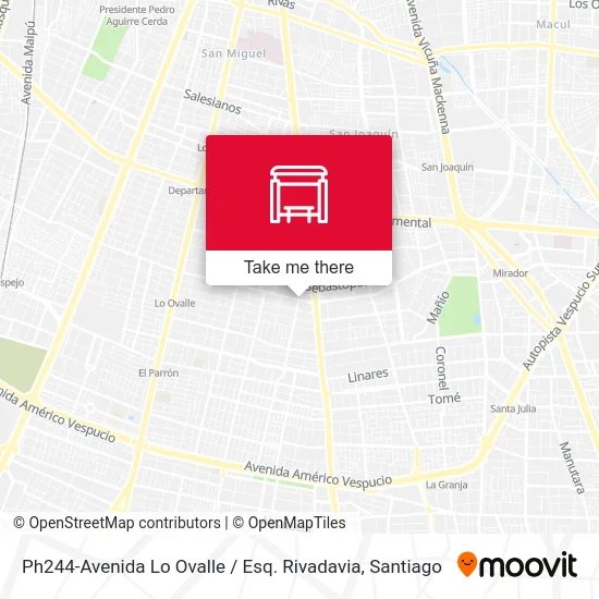Ph244-Avenida Lo Ovalle / Esq. Rivadavia map