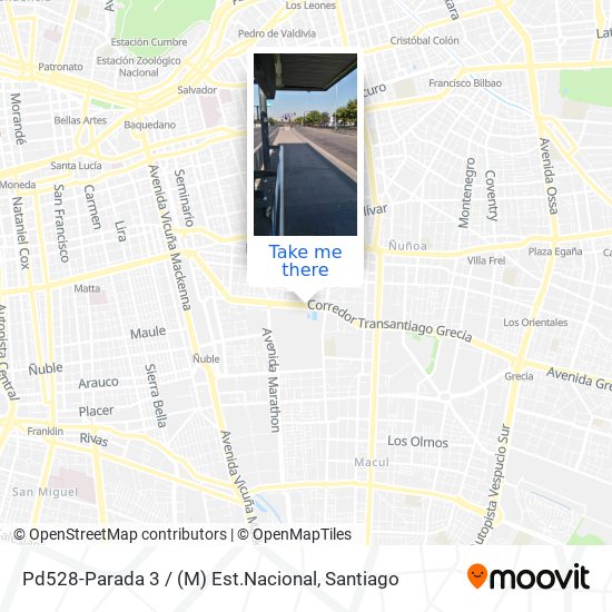 Pd528-Parada 3 / (M) Est.Nacional map