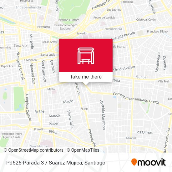 Pd525-Parada 3 / Suárez Mujica map