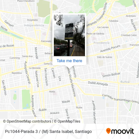 Pc1044-Parada 3 / (M) Santa Isabel map