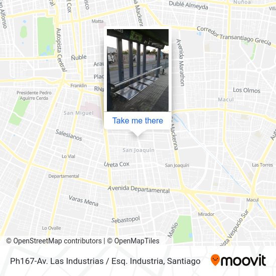Mapa de Ph167-Av. Las Industrias / Esq. Industria