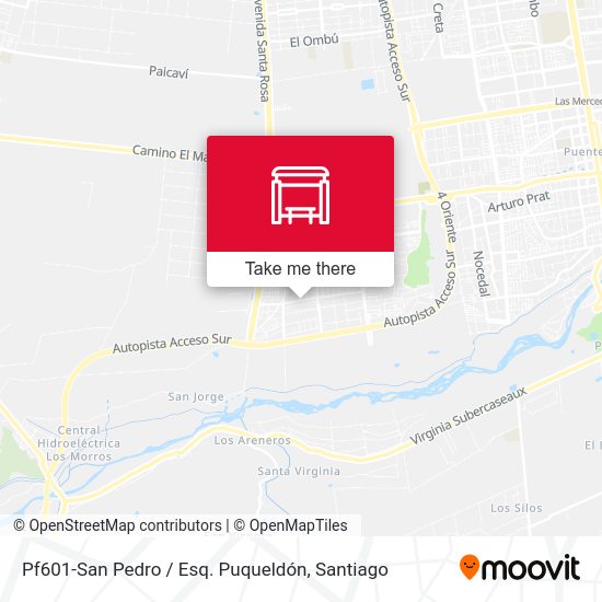 Pf601-San Pedro / Esq. Puqueldón map