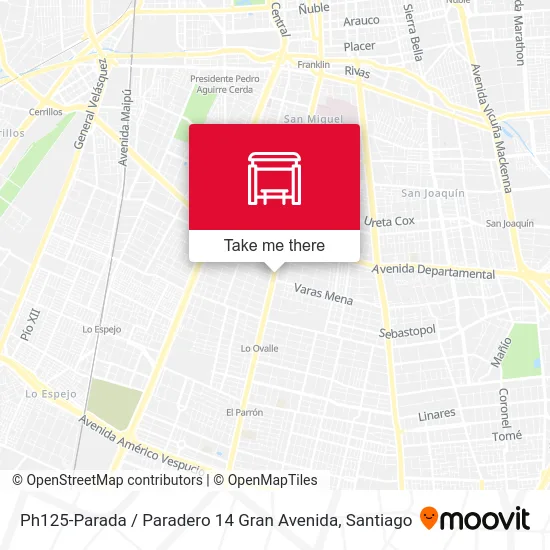 Ph125-Parada / Paradero 14 Gran Avenida map